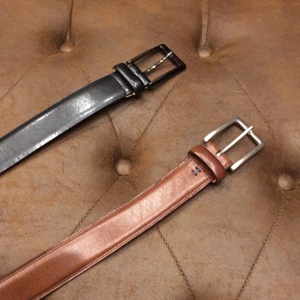 2 NWOT Belts - 1 Black & 1 Brown